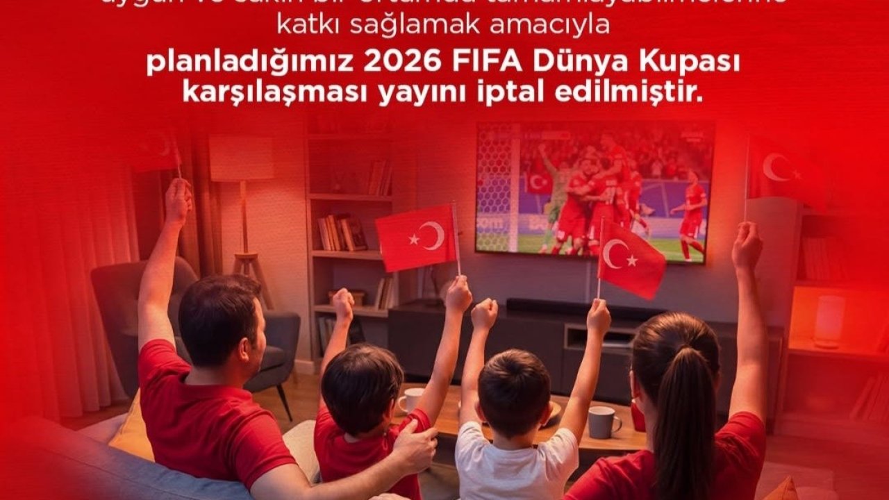 Samsun’da milli maç gösterimine YKS arası