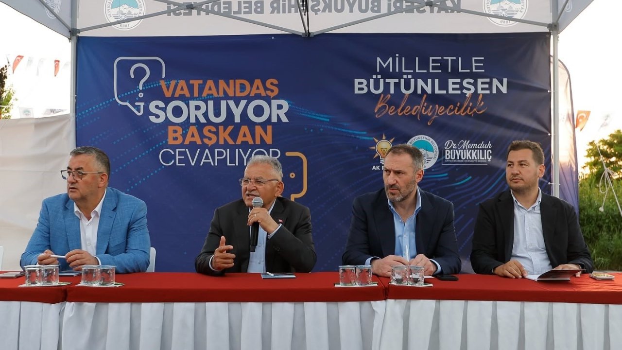 Başkan Büyükkılıç’tan halkla akşam buluşması