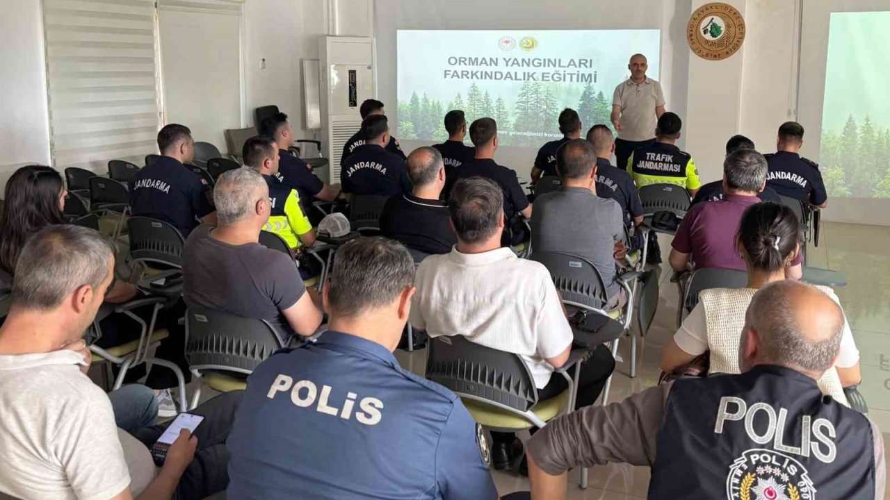 Kavaklıdere’de orman yangınlarıyla mücadele eğitimi düzenlendi