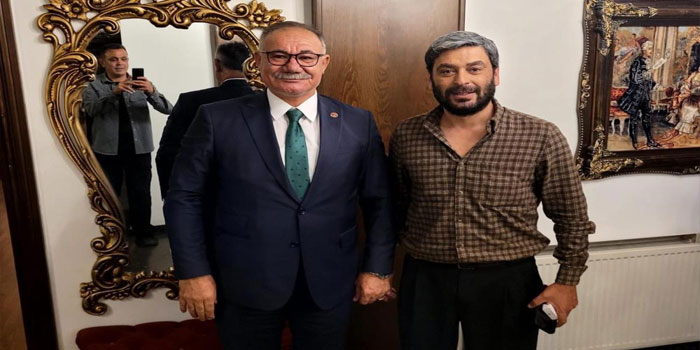 Başkan Arslan’dan "Çırak" dizisi setine ziyaret