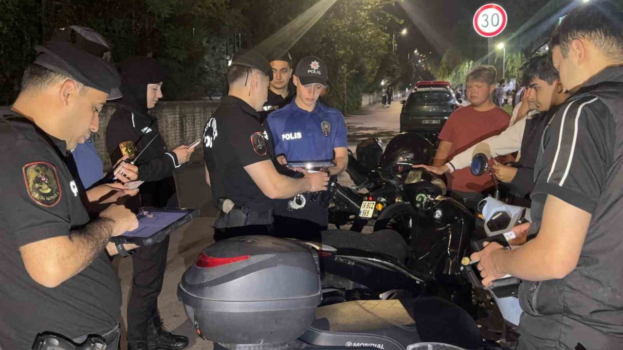 Bursa’da YKS öncesi sessizlik ve huzur denetimi