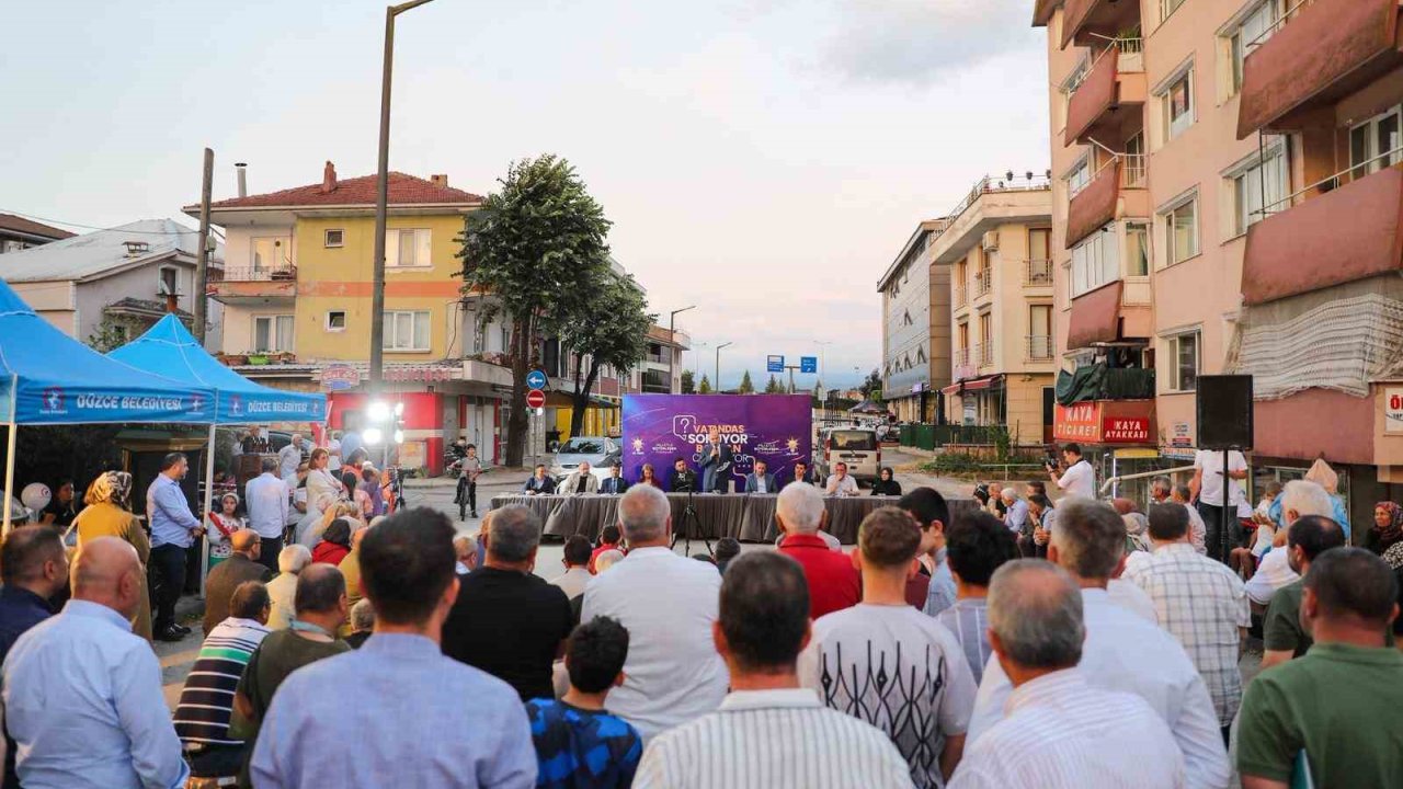 Düzce Belediye Başkanı Özlü: "Biz hep kalıcı işler yapıyoruz"
