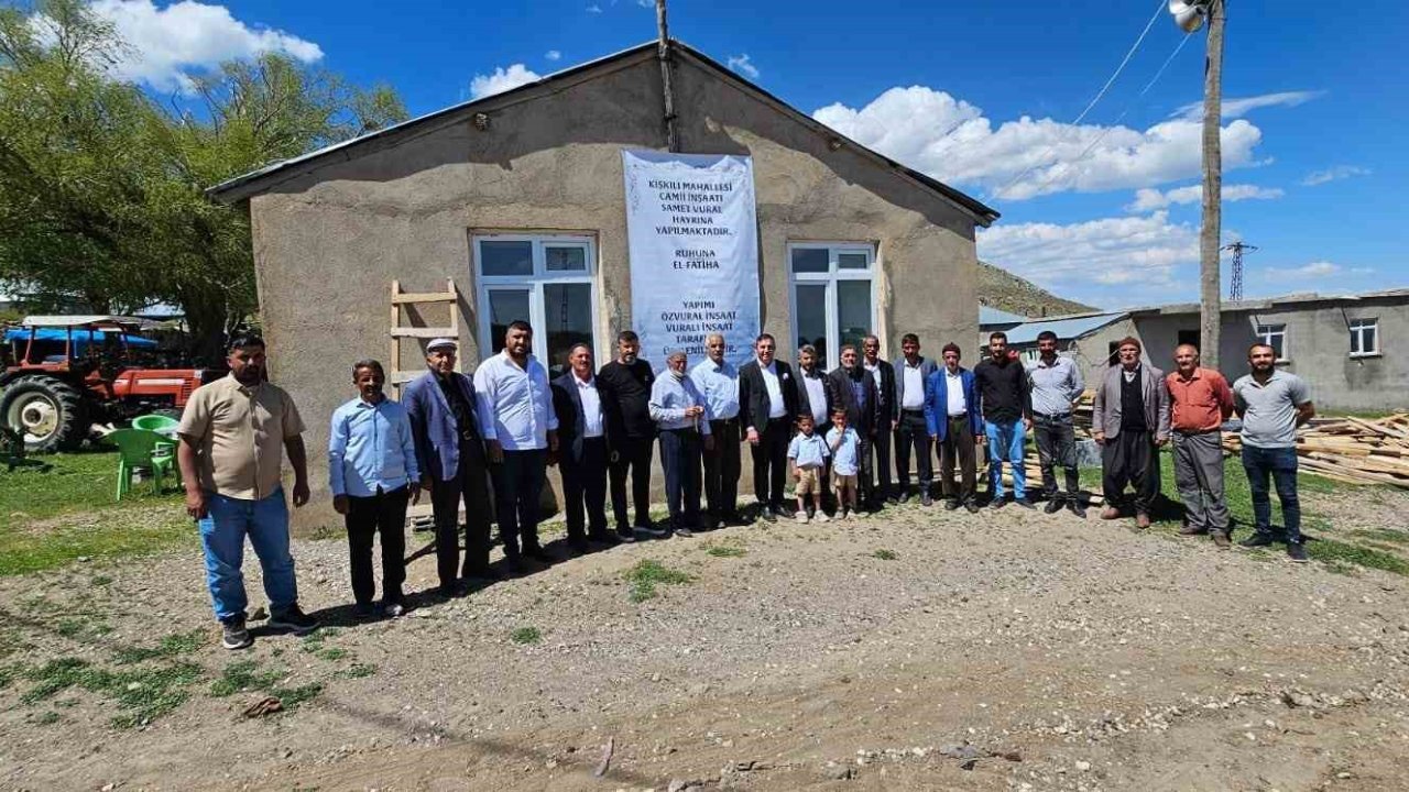 Aydınlar’da taziye evi ve caminin temeli dualarla atıldı