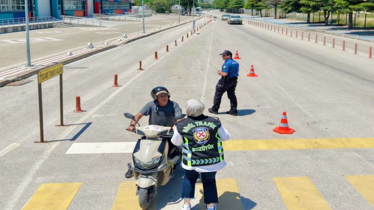 Bilecik’te drone destekli trafik denetimi