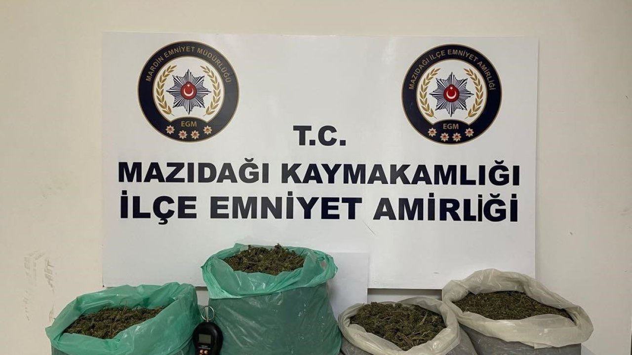 Mardin’de 4 kilo 636 gram uyuşturucu ele geçirildi: 2 gözaltı