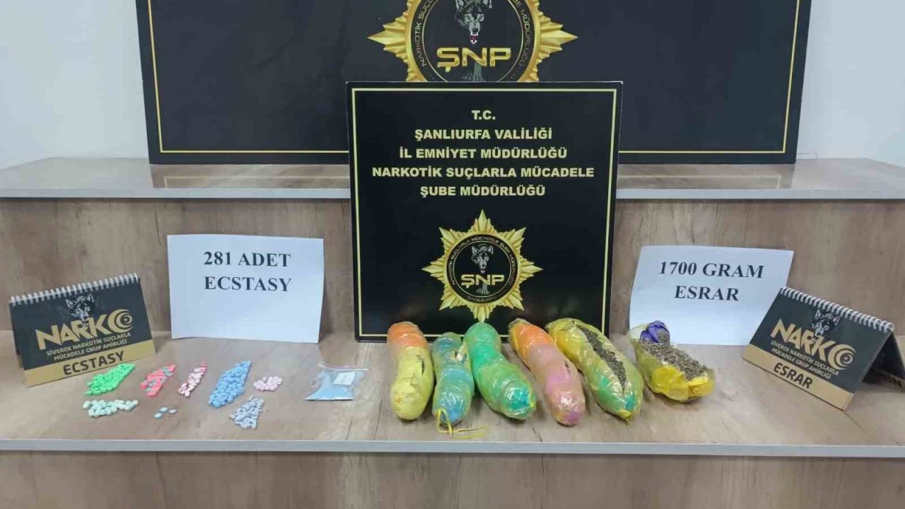 Şanlıurfa’da uyuşturucu operasyonu: 5 gözaltı
