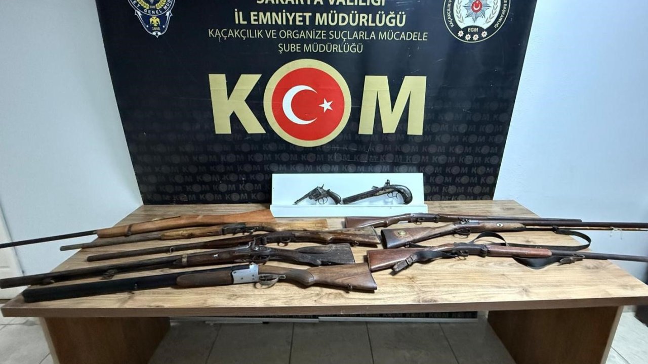 Sakarya’da silah kaçakçılığı operasyonu: 1 gözaltı