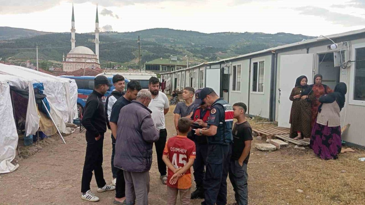 Bilecik’te mevsimlik işçilere jandarma denetimi