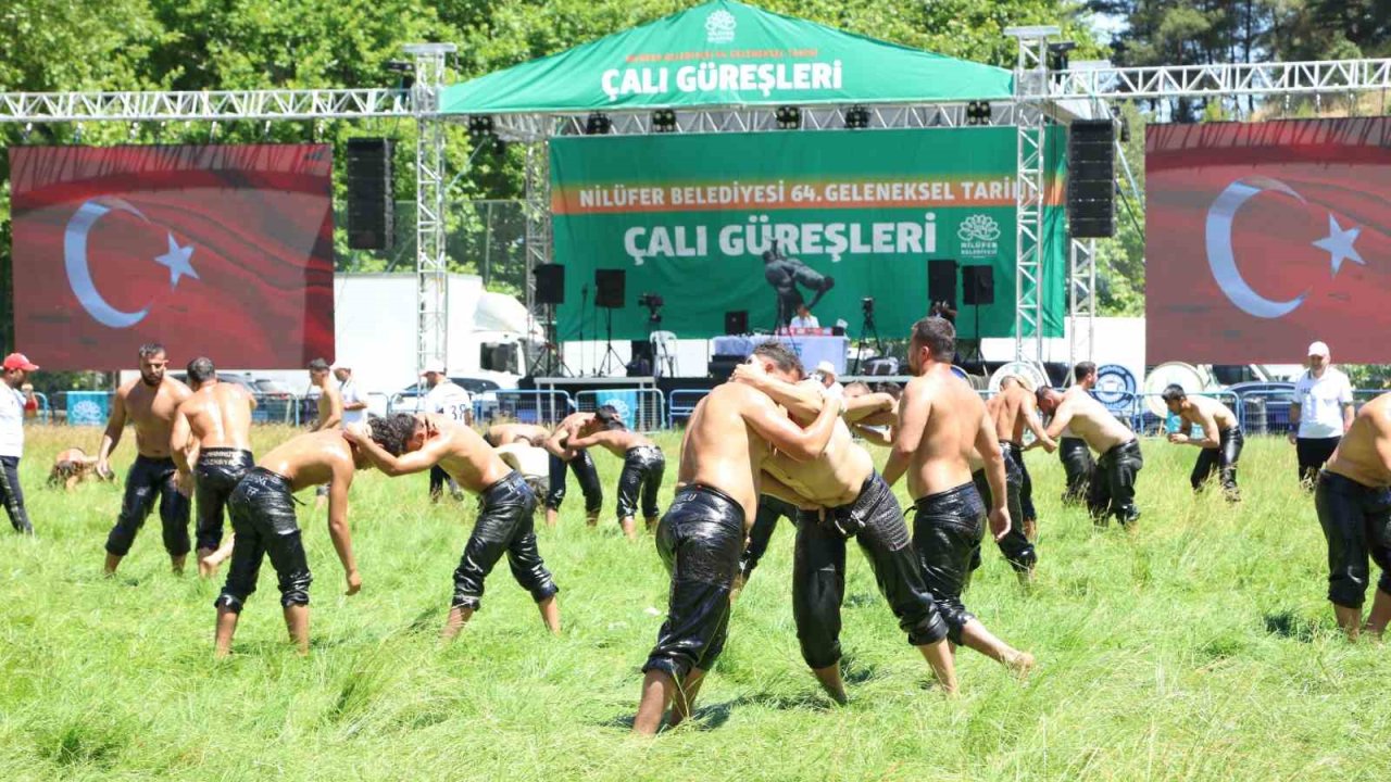 64. Geleneksel Çalı Güreşleri’nde başpehlivan Erkan Taş, güreş ağası Mustafa Cebeci oldu