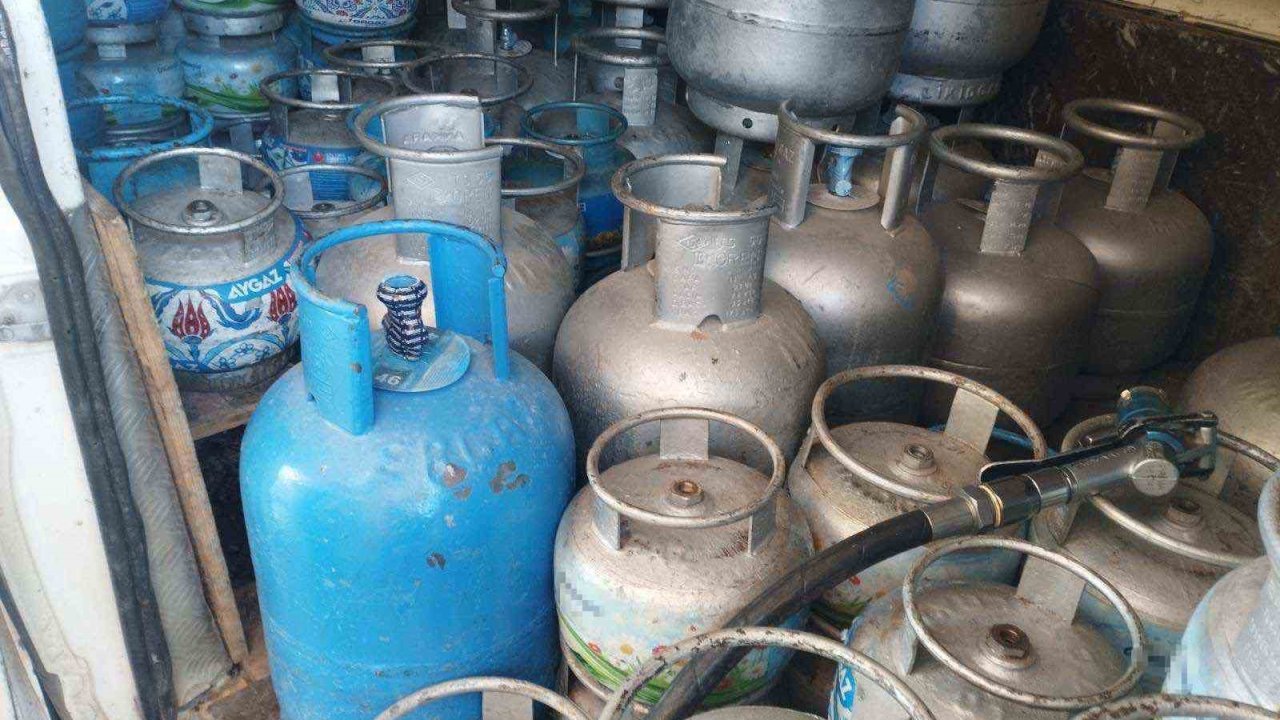 Şanlıurfa’da jandarma denetiminde usulsüz tüp dolumu ortaya çıkarıldı