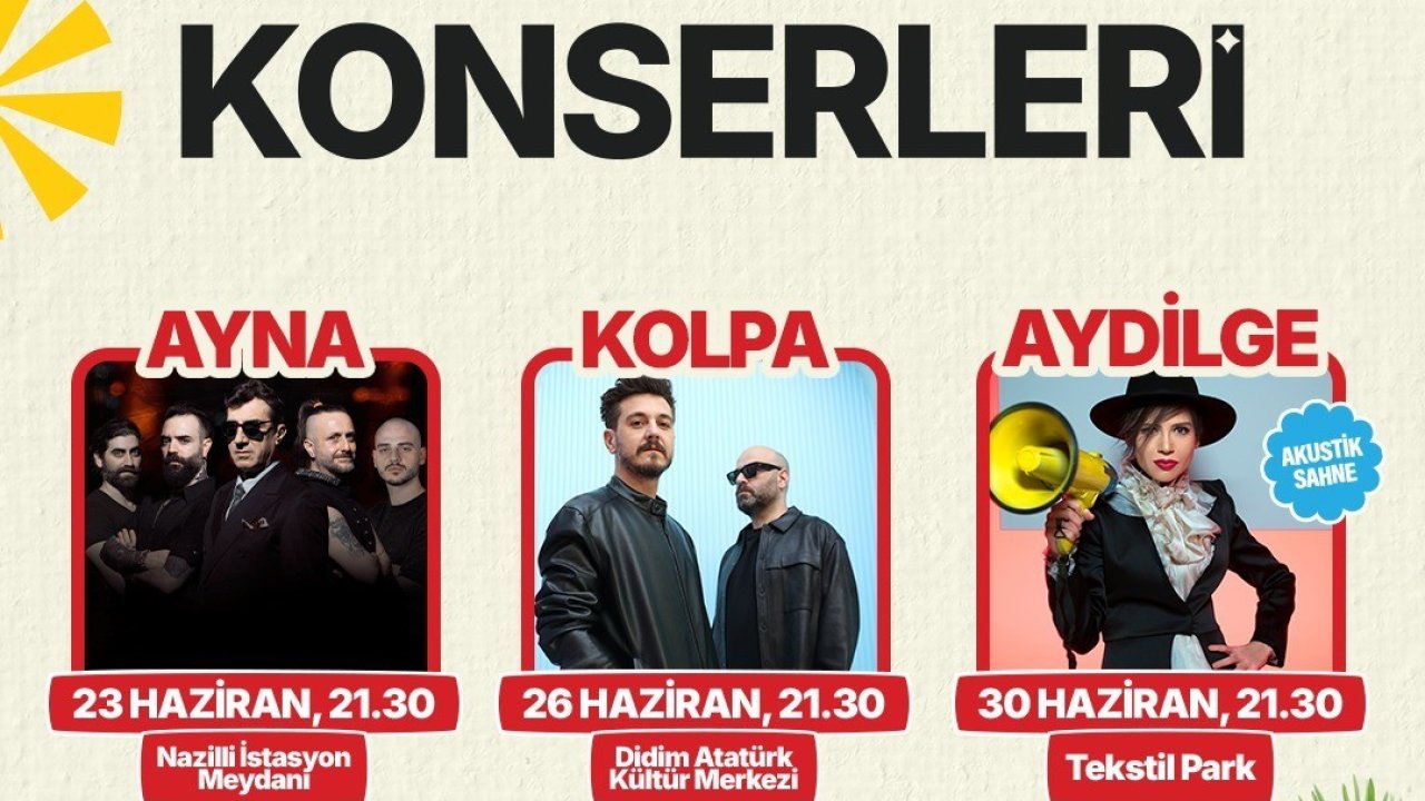 Başkan Çerçioğlu: "Yaza Merhaba Konserlerimize tüm vatandaşlarımızı davet ediyorum"
