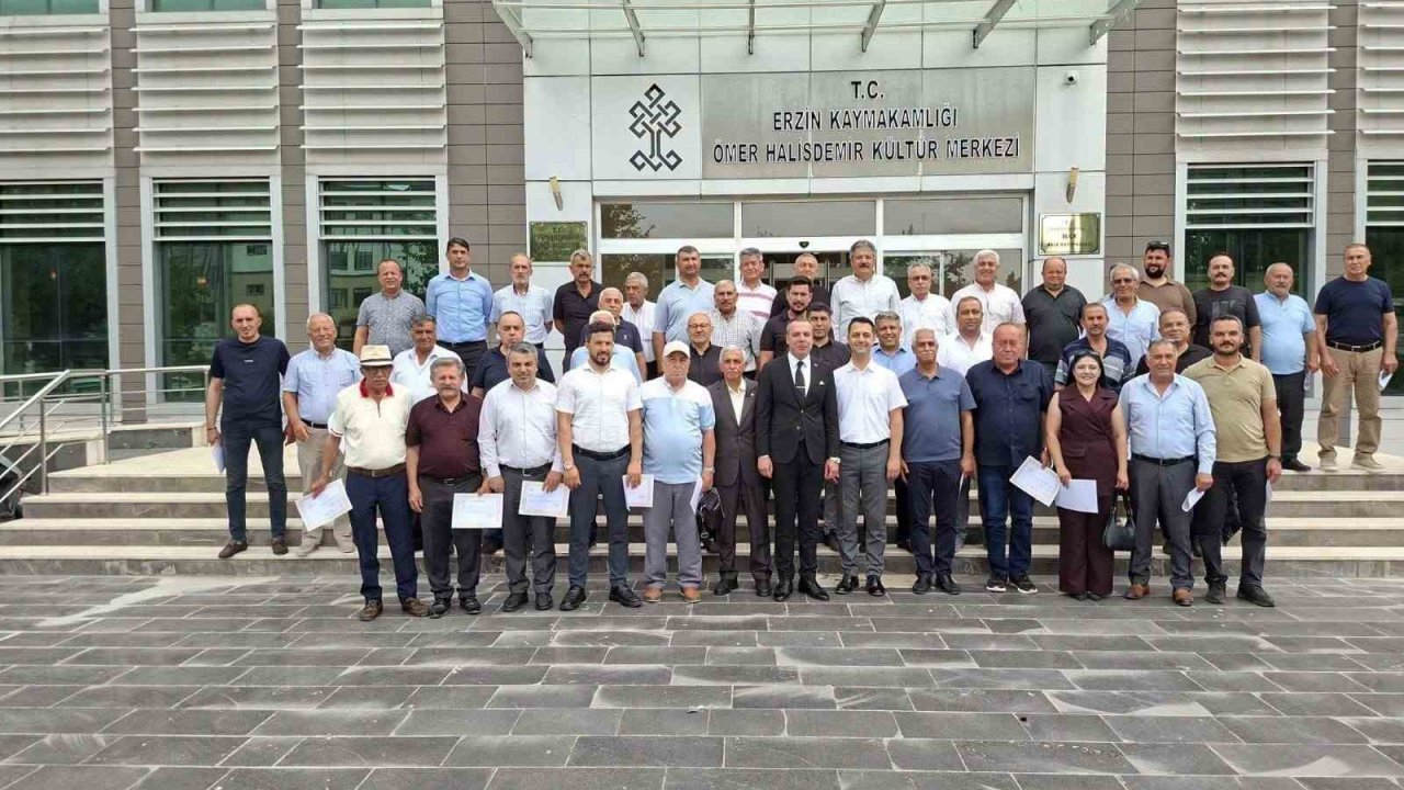 Kaymakam Özaydın, Erzin’e veda etti