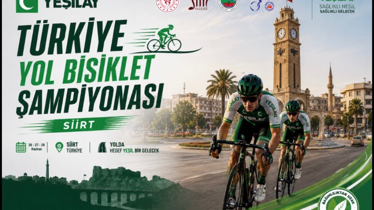 Türkiye Yol Bisikleti Şampiyonası’nda gözler Siirt’e çevrildi