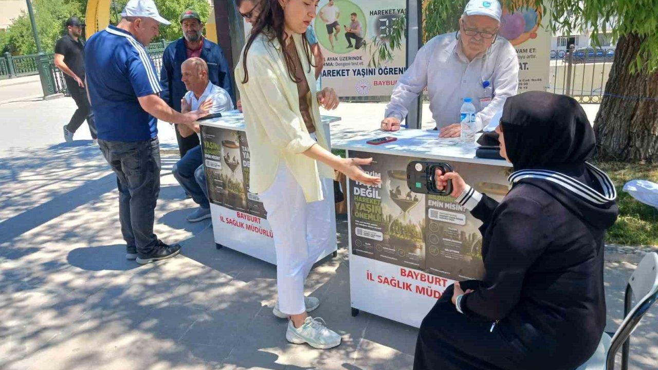 Bayburt’ta hareket yaşı taramaları sürüyor