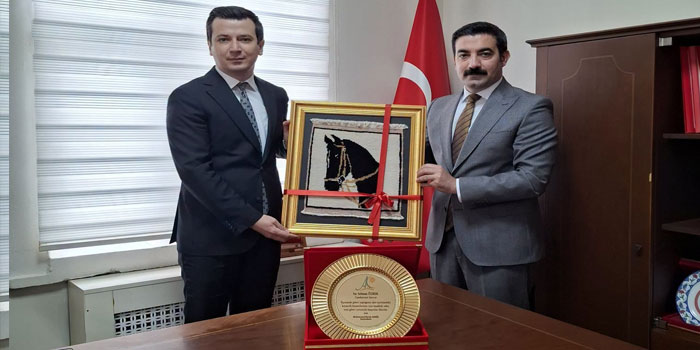 Kaymakam Akköz’den Tayini Çıkan Cumhuriyet Savcısı Özbek’e Veda Ziyareti