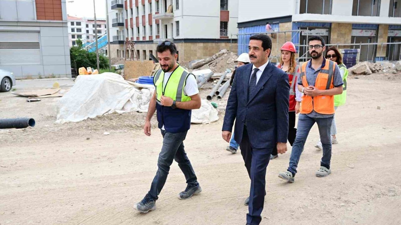 Başkan Taşkın rezerv alınanda incelemede bulundu
