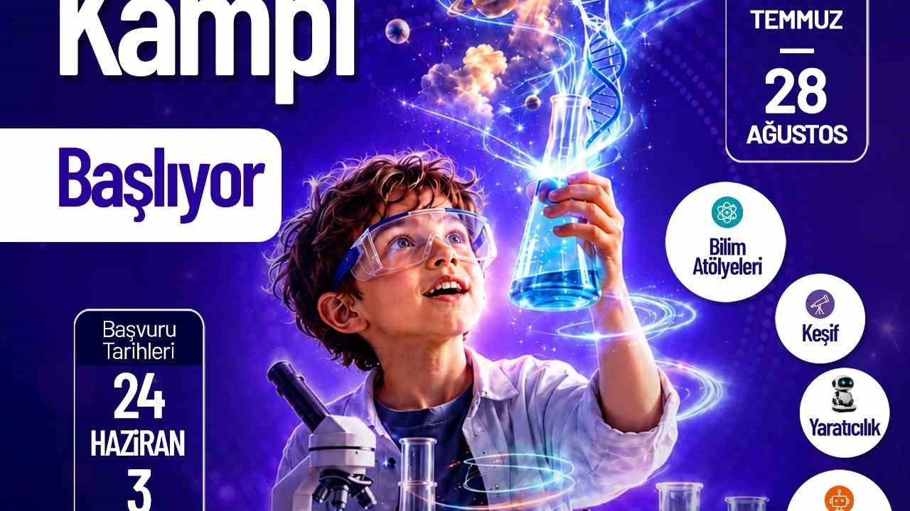 Denizli Büyükşehirden yaz tatiline bilim dolu kamp