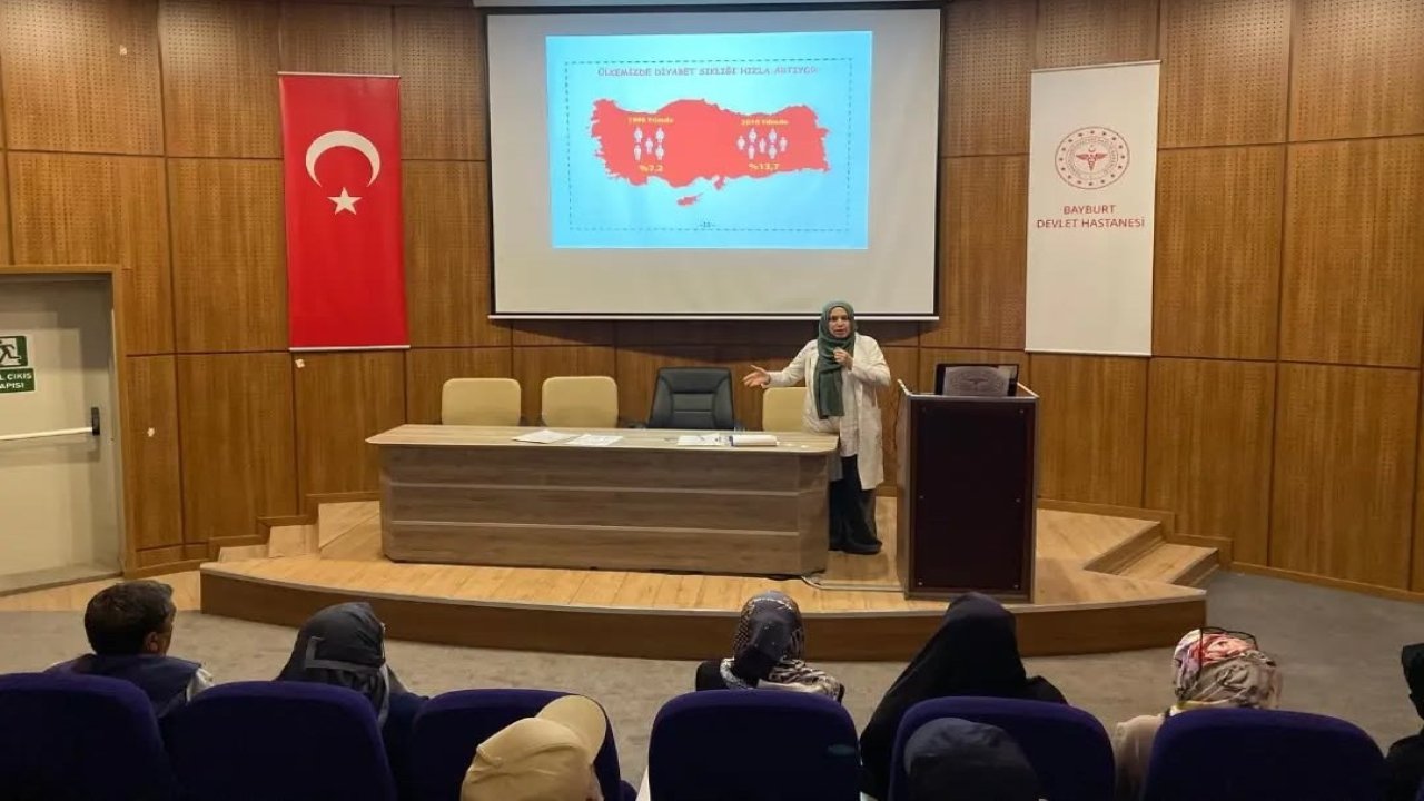Bayburt’ta haziran ayı ’Diyabet Okulu’ eğitimleri tamamlandı