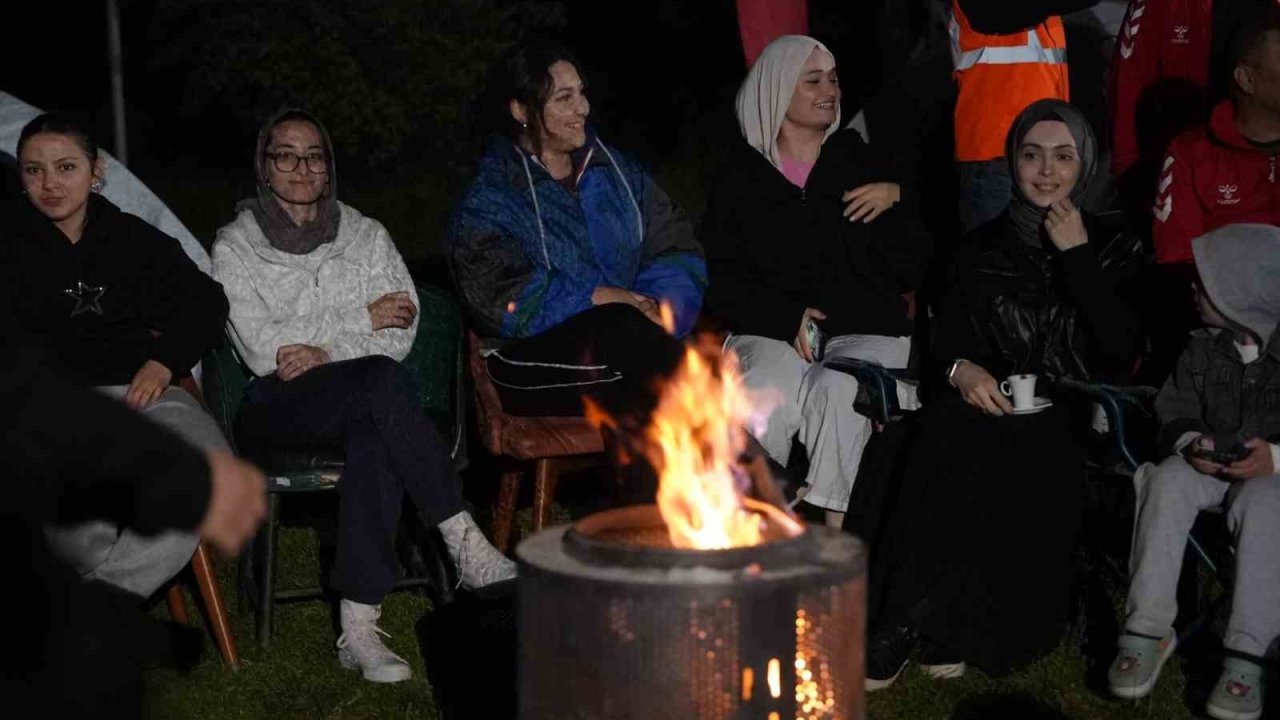 Gençler Samadere Şelalesi’nde bir araya geldi