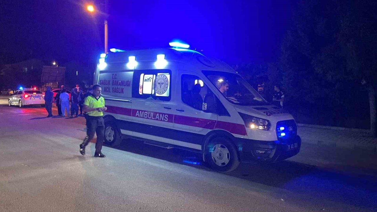 Karaman’da otomobille çarpışan elektrikli bisikletin sürücüsü yaralandı