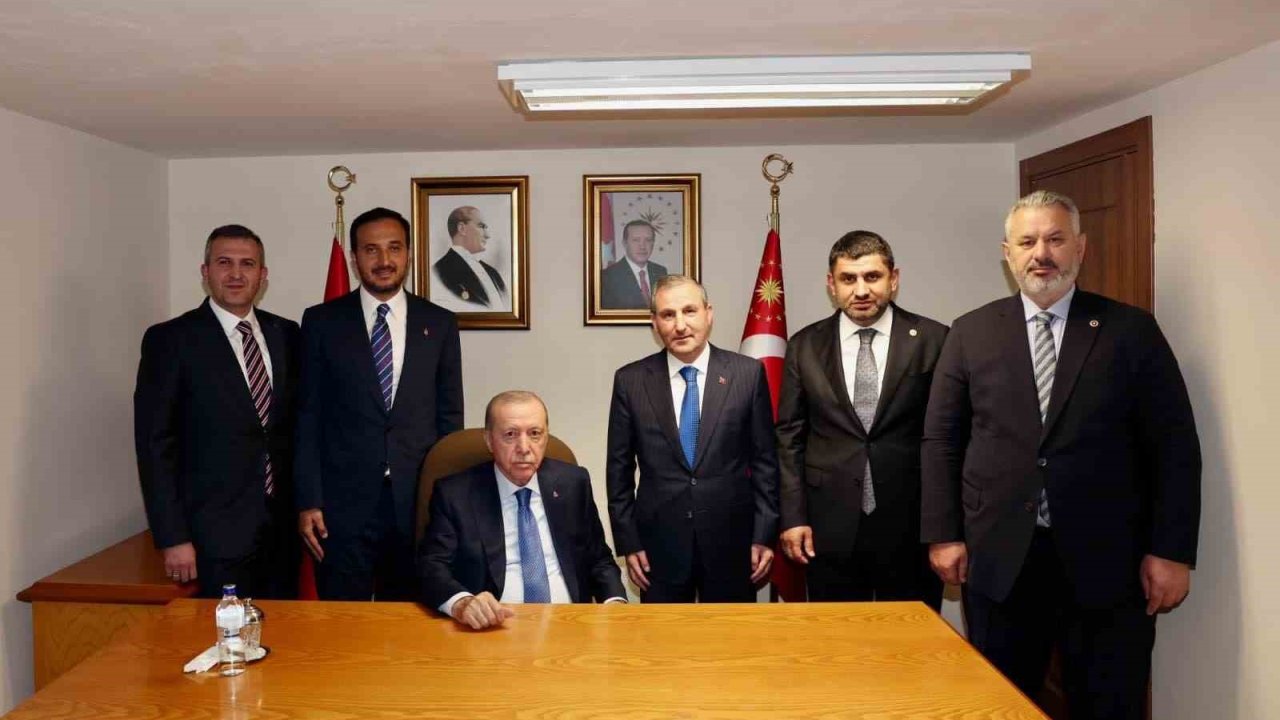 Cumhurbaşkanı Erdoğan Başkan Ali Tombaş’ı kabul etti