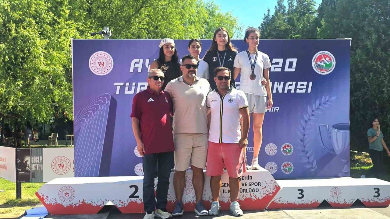 Aydınlı Tuana, heptatlonda Türkiye şampiyonu oldu