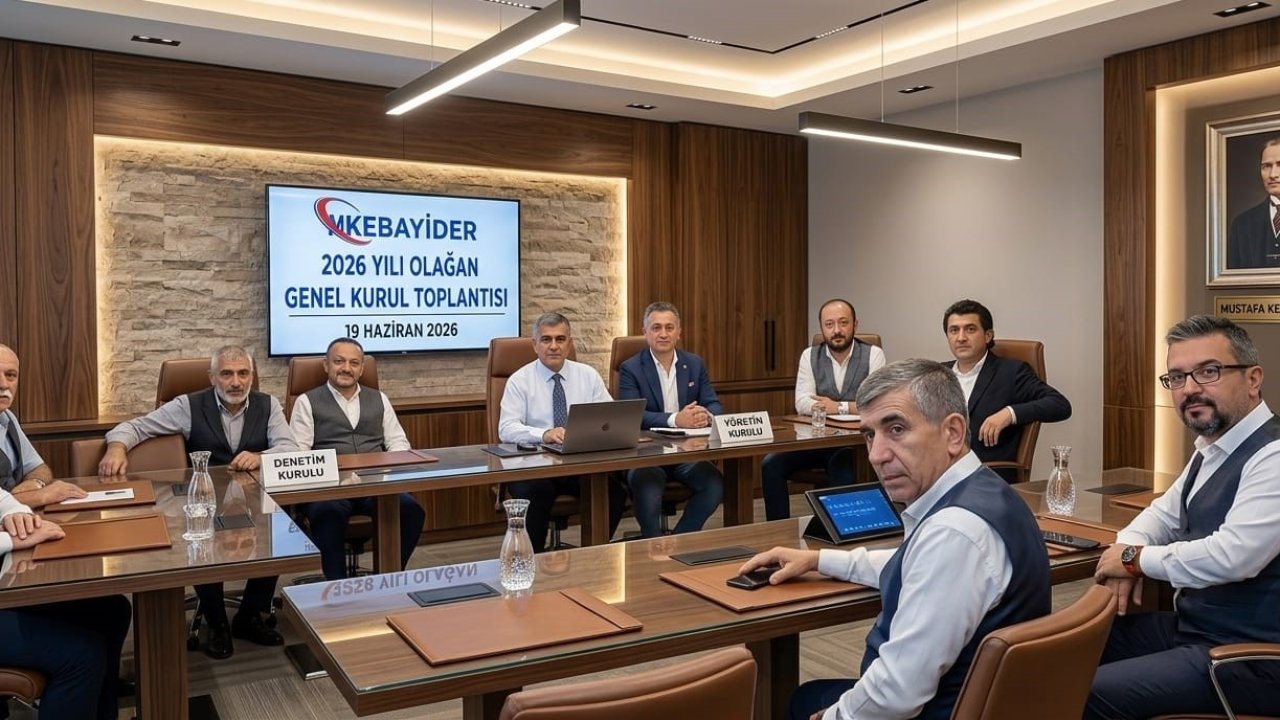 MKEBAYİDER olağan genel kurulunda mevcut başkan güven tazeledi