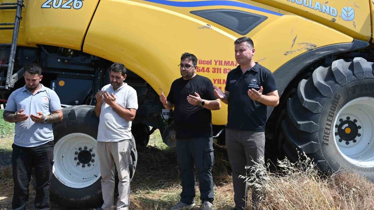 Koyunculuk Araştırma Enstitüsü’nde hasat bereketi