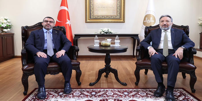 AK Parti Kars Milletvekili Adem Çalkın’dan Diyanet İşleri Başkanlığı’na ziyaret