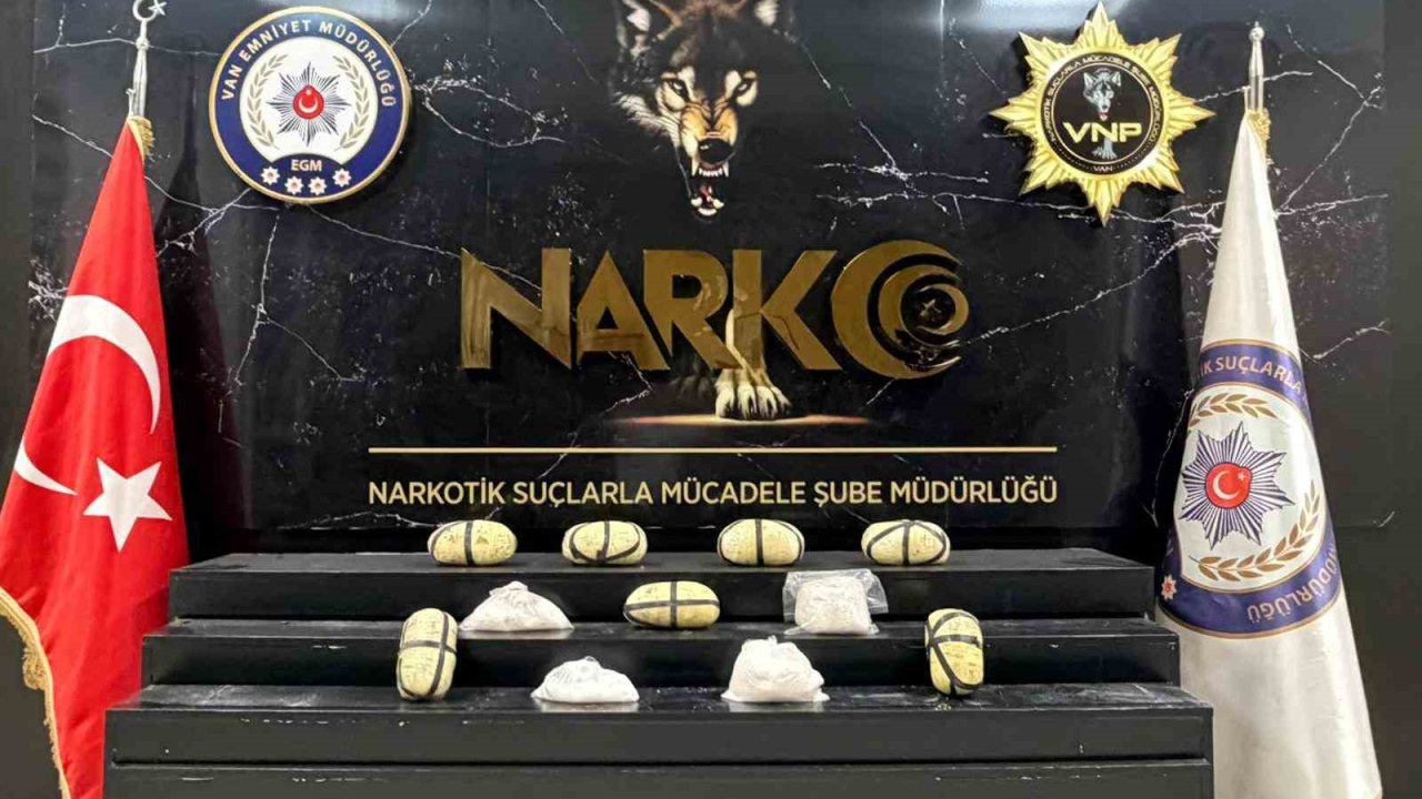 Van’da 10 kilo 260 gram metamfetamin ele geçirildi