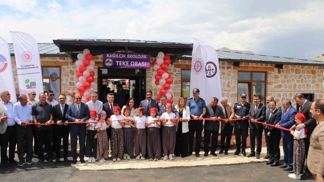 "Kağılcık Ekolojik Teke Obası" törenle hizmete açıldı