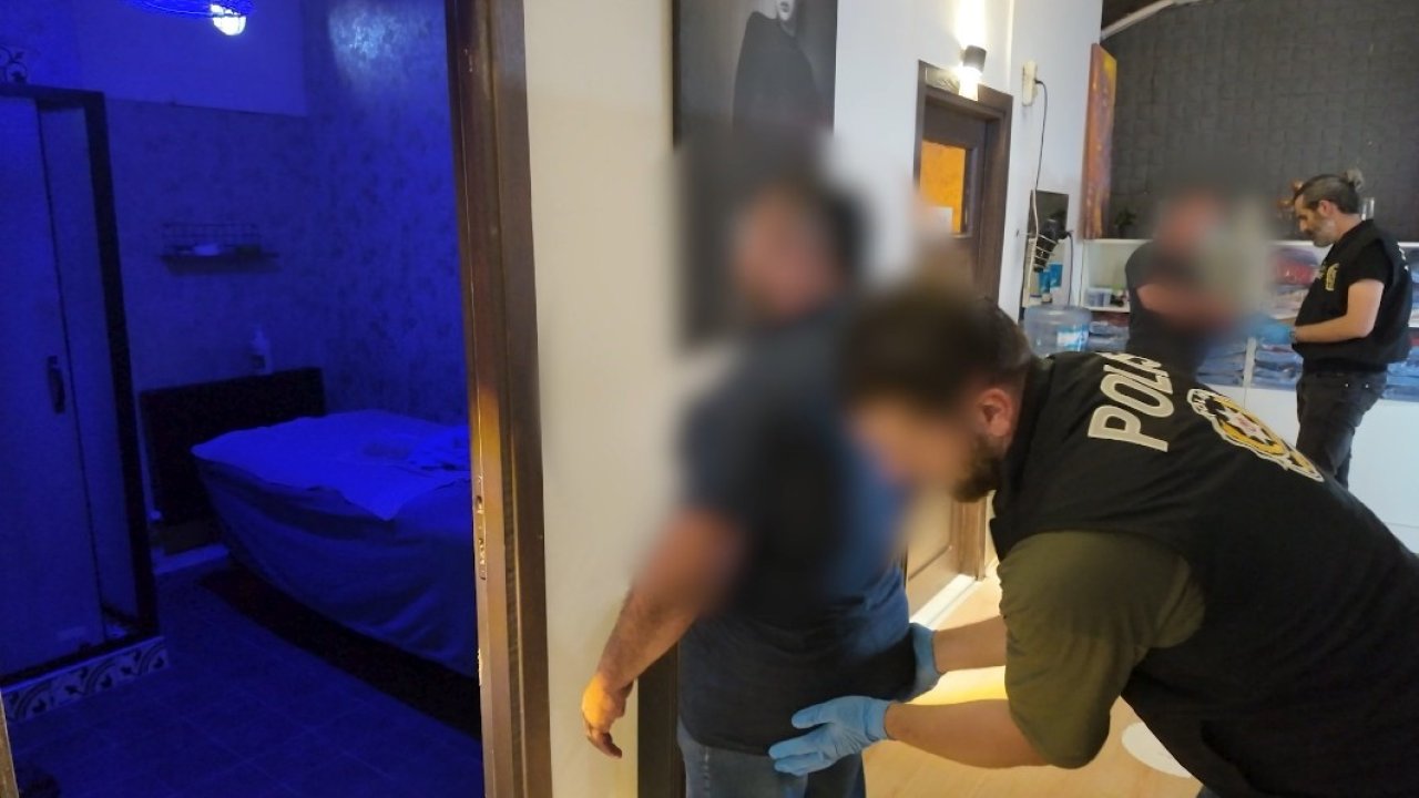 Isparta’da masaj salonlarına fuhuş operasyonunda 2 tutuklama