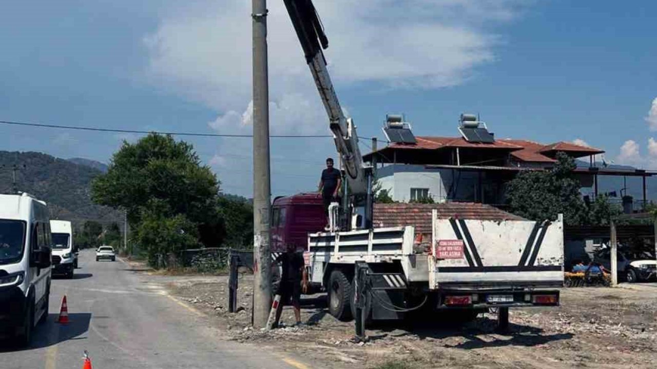 Ortaca Dikmekavak’ta yol güvenliği artırılıyor