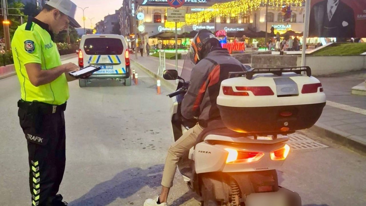 Bilecik’te 280 motosiklet sürücüsü denetlendi