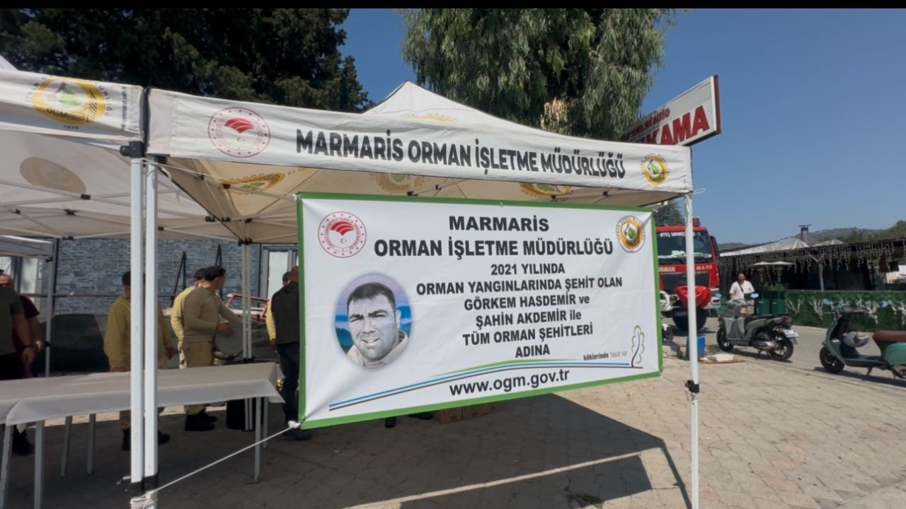 Marmaris’te orman şehitleri dualarla anıldı