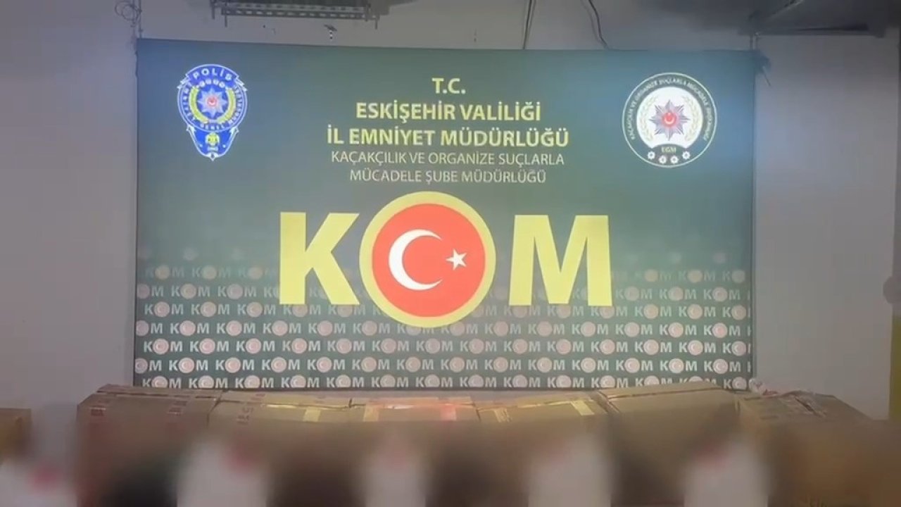 Eskişehir’de kaçak alkol operasyonu