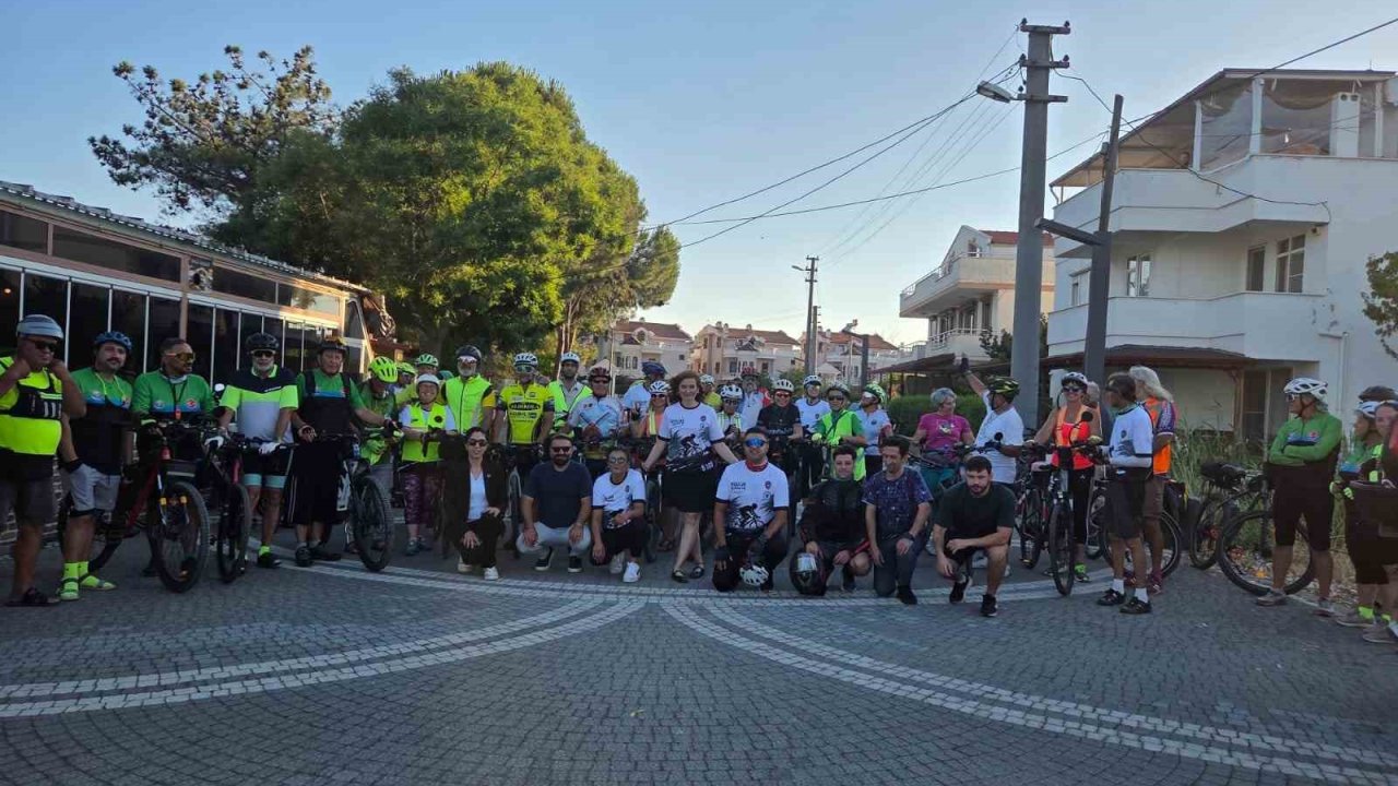 Edremit’te pedallar özel güvenlik görevlileri için döndü