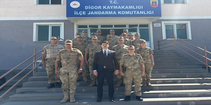Digor Kaymakamı Kahraman’dan Jandarmaya Veda