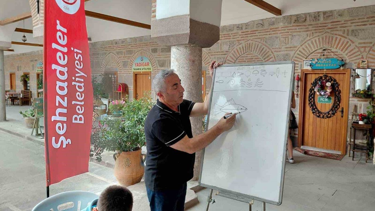 Tarihi Kurşunlu Han’da sanatın izinde yeni yetenekler yetişiyor