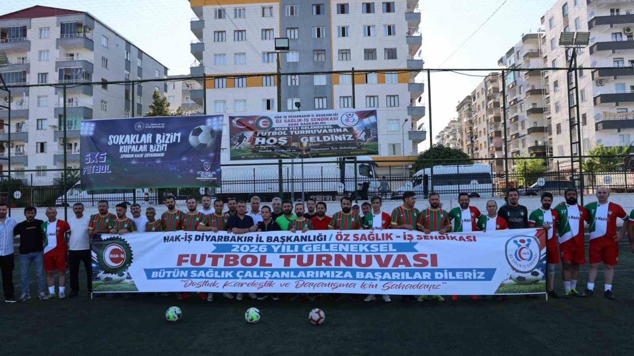 Diyarbakır’da sendika üyelerinin turnuvası başladı