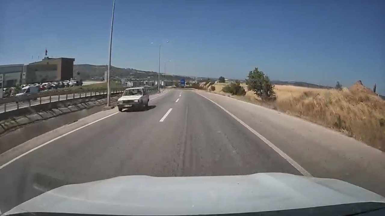 Çanakkale’de ters yönde giden sürücü kazaya davetiye çıkarttı