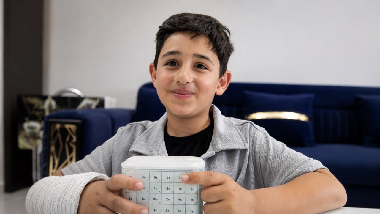 9 yaşındaki Musab Ali, 3 yıldır harçlıklarını Filistinli çocuklar için biriktiriyor
