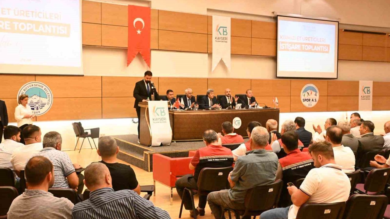 KTB öncülüğünde Kırmızı Et Üreticileri İstişare Toplantısı gerçekleştirildi