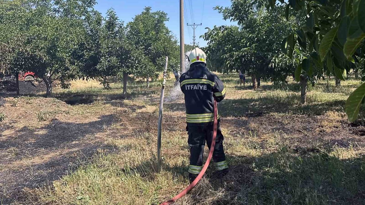 Arazi yangınları büyümeden söndürüldü