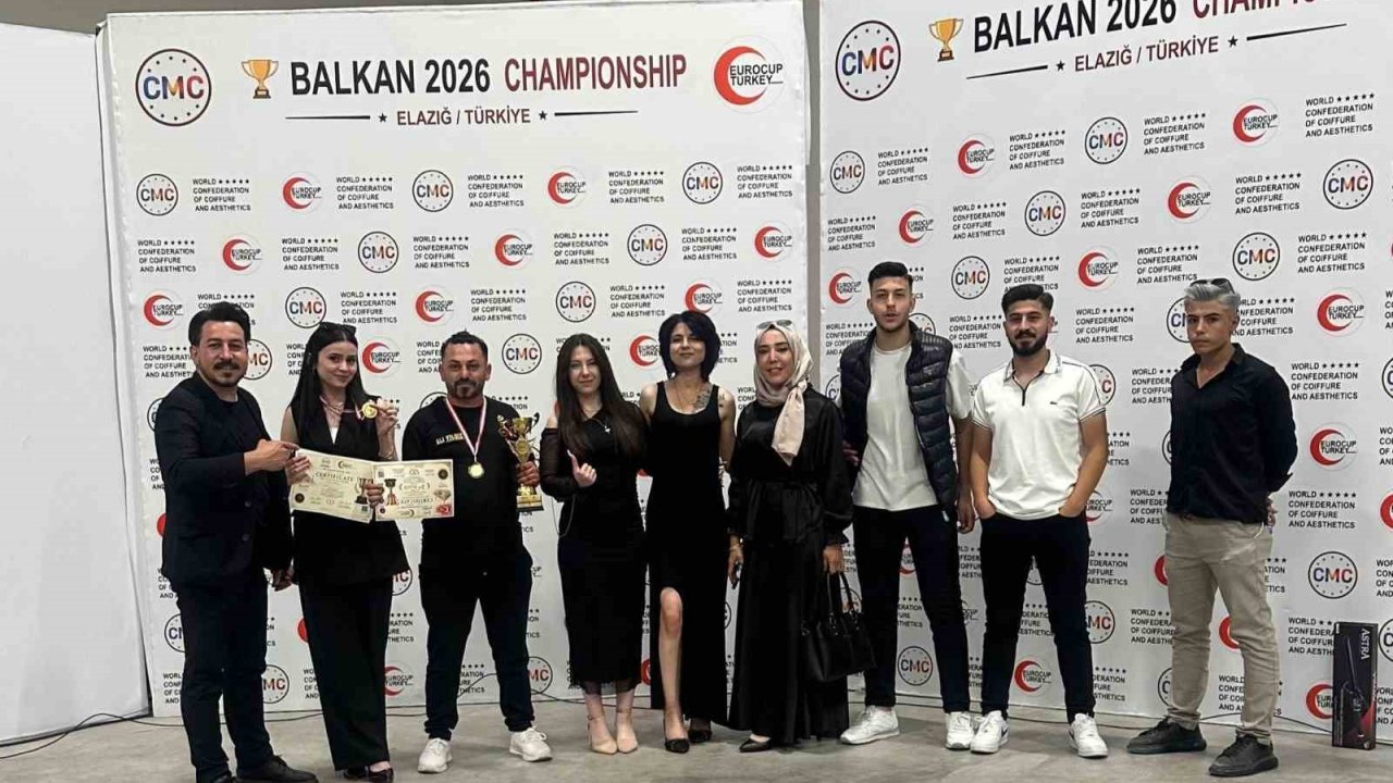 Kayserili kuaförden Balkanlar Kuaförler Turnuvası’nda büyük başarı