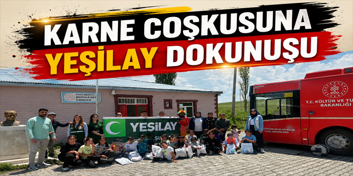 Yeşilay Kars, Miniklerin Karne Heyecanını Paylaştı
