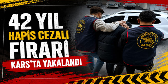 Kars'ta 51 Suç Kaydı Bulunan Firari JASAT Operasyonuyla Yakalandı
