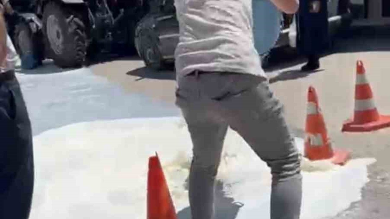 Belediye önüne süt dökme eyleminin ardındaki gerçek ortaya çıktı
