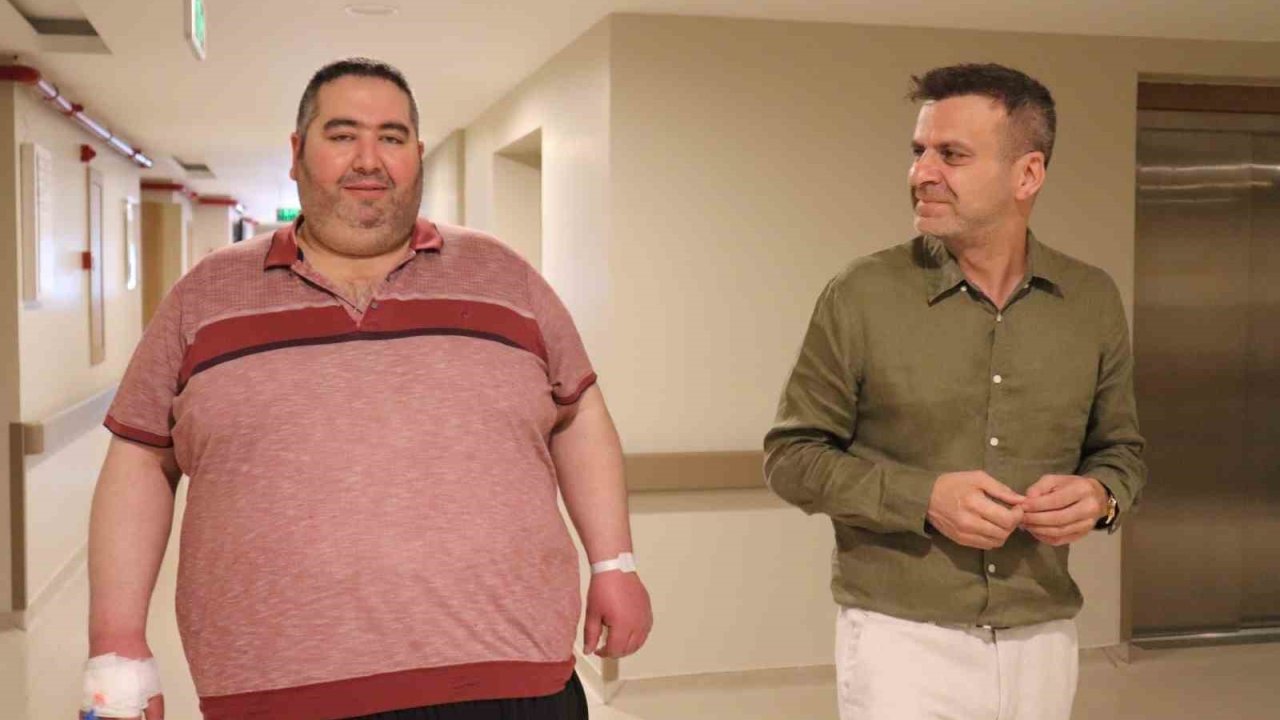 Obeziteyle mücadele eden hasta sağlığına kavuşmak için Kahramanmaraş’tan Denizli’ye geldi