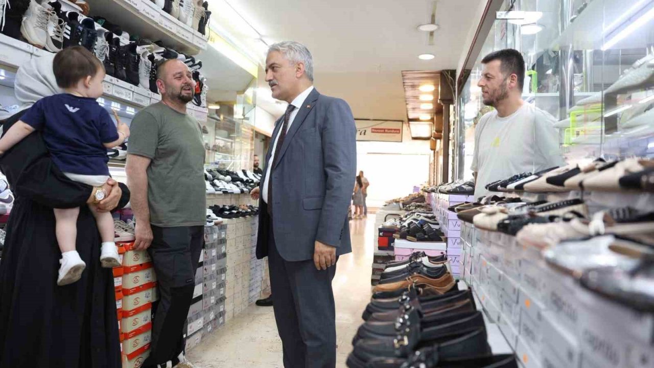 Vali Makas, esnaf ve vatandaşlarla buluştu
